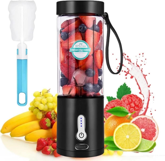 Picture of Portable Blender Smoothies Fruit Vegetable Juicer Machine USB Rechargeable Mixer