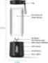 Picture of Portable Blender Smoothies Fruit Vegetable Juicer Machine USB Rechargeable Mixer