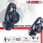 Picture of Bluetooth Wireless 5.0 USB Over Head Ear Stereo Headphone Noise Cancelling Headset Mic Gaming 5 Core Ratings (Black)