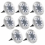 Picture of Solar Ground Lights 8 pcs LED Lights White