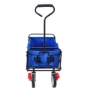 Picture of Folding Wagon Garden Shopping Beach Cart (blue)