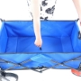Picture of Folding Wagon Garden Shopping Beach Cart (blue)