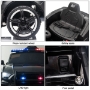 Picture of 12V Kids Ride On Car ,Police sports car,2.4GHZ Remote Control,LED Lights,Siren,Microphone,Black