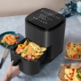 Picture of Air Fryer Oven 4 Qt, Space-saving & Low-noise, Nonstick and Dishwasher Safe Basket, 8 In-App Recipes, Gray
