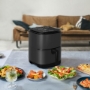 Picture of Air Fryer Oven 4 Qt, Space-saving & Low-noise, Nonstick and Dishwasher Safe Basket, 8 In-App Recipes, Gray