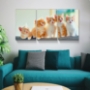 Picture of 3 Panels Customize Canvas Prints with Your Photo Canvas Wall Art- Personalized Canvas Picture, Customized To Any Style,Gifts for Family, Wedding, Friends, Home Decoration,Pet/Animal