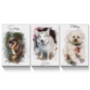 Picture of 3 Panels Customize Canvas Prints with Your Photo Canvas Wall Art- Personalized Canvas Picture, Customized To Any Style,Gifts for Family, Wedding, Friends, Home Decoration,Pet/Animal