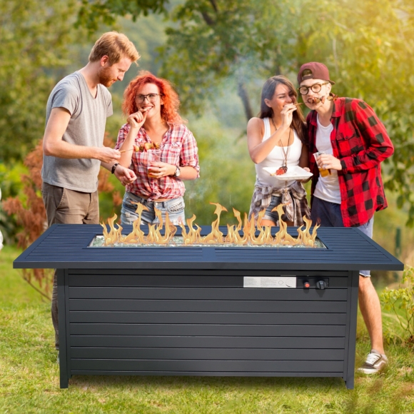 Picture of 56"Aluminum Linear Fire Table