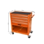 Picture of 4 DRAWERS MULTIFUNCTIONAL TOOL CART WITH WHEELS-ORANGE