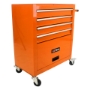 Picture of 4 DRAWERS MULTIFUNCTIONAL TOOL CART WITH WHEELS-ORANGE