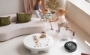 Picture of Robot Vacuum and Mop Combo, 4000pa Automatic Vacuum Cleaner Robot with Watertank and Dustbin, Self-Charging Smart Vacuum Robot Compatible with APP, Perfect for Pet Hair, Hard-Floor and Carpet