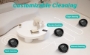 Picture of Robot Vacuum and Mop Combo, 4000pa Automatic Vacuum Cleaner Robot with Watertank and Dustbin, Self-Charging Smart Vacuum Robot Compatible with APP, Perfect for Pet Hair, Hard-Floor and Carpet