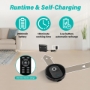 Picture of Robot Vacuum and Mop Combo, 4000pa Automatic Vacuum Cleaner Robot with Watertank and Dustbin, Self-Charging Smart Vacuum Robot Compatible with APP, Perfect for Pet Hair, Hard-Floor and Carpet