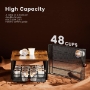 Picture of 2 -layer storage drawer frame, coffee bag collection rack, K cup storage frame 48 capacity storage box