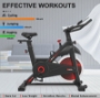 Picture of Indoor Cycling Exercise Bike Stationary, Home Gym Workout Fitness Bike with Comfortable Cusion, LCD Display and Hand Pulse