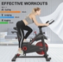 Picture of Indoor Cycling Exercise Bike Stationary, Home Gym Workout Fitness Bike with Comfortable Cusion, LCD Display and Hand Pulse