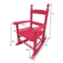 Picture of Children's rocking red chair- Indoor or Outdoor -Suitable for kids-Durable