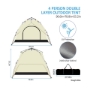 Picture of Camping dome tent is suitable for 2/3/4/5 people, waterproof, spacious, portable backpack tent, suitable for outdoor camping/hiking