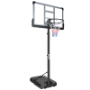Picture of Portable Basketball Hoop Backboard System Stand Height Adjustable 6.6ft - 10ft with 44 Inch Backboard and Wheels for Adults Teens Outdoor Indoor Basketball Goal Game Play Set