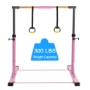 Picture of Gymnastic Bar Set Gymnastics Horizontal Bar Gymnastics Kip Bar for Kids Home Use Pink