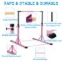 Picture of Gymnastic Bar Set Gymnastics Horizontal Bar Gymnastics Kip Bar for Kids Home Use Pink