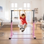 Picture of Gymnastic Bar Set Gymnastics Horizontal Bar Gymnastics Kip Bar for Kids Home Use Pink