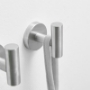 Picture of Round Bathroom Robe Hook and Towel Hook in Brushed Nickel (2-Pack)