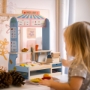 Picture of Wooden Slice & Stack Sandwich Counter with Deli Slicer,Kitchen Food Set For Toddlers And Kids Ages 3+