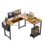 Picture of L Shaped Gaming Desk,Brown