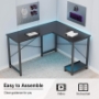 Picture of L Shaped Gaming Desk,Brown