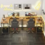 Picture of L Shaped Gaming Desk,Brown