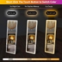 Picture of 3 Color Lighting Mirror with LED Lights, 64"x21" Lighted Floor Standing Mirror with Stand