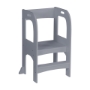 Picture of Child Standing Tower; Step Stools for Kids; Toddler Step Stool for Kitchen Counter; Gray