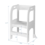 Picture of Child Standing Tower; Step Stools for Kids; Toddler Step Stool for Kitchen Counter; Gray