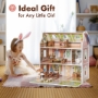Picture of Classic Vintage Wooden Dollhouse for boys and girls, Great Gift for Kids