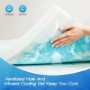 Picture of Memory Foam Cooling Gel Swirl Infused Bed Topper for Back Pain,2 Inches,King