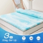 Picture of Memory Foam Cooling Gel Swirl Infused Bed Topper for Back Pain,2 Inches,King