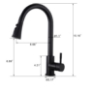 Picture of Pull Down Kitchen Faucet with Sprayer Stainless Steel Matte Black