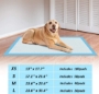 Picture of ScratchMe Super-Absorbent Waterproof Dog and Puppy Pet Training Pad, Housebreaking Pet Pad, 20-Count Large-Size, 23.6''X35.4'', Blue, Large 20pcs