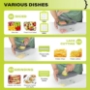 Picture of Miibox Vegetable Chopper with Container 22-in-1 Veggie Choppers and Dicers Food Chopper Cutter for Onion Tomato Multi Kitchen Tool with Lemon Squeezer -13 Blades