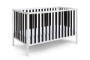 Picture of Deux Remi Island Crib White/Black