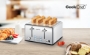 Picture of Geek Chef - Stainless Steel Extra-Wide 4 Slot Toaster with Dual Control Panels of Bagel/Defrost/Cancel Function, 6 Toasting Bread Shade Settings, Removable Crumb Trays Ban on Amazon