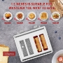 Picture of Geek Chef - Stainless Steel Extra-Wide 4 Slot Toaster with Dual Control Panels of Bagel/Defrost/Cancel Function, 6 Toasting Bread Shade Settings, Removable Crumb Trays Ban on Amazon