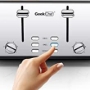 Picture of Geek Chef - Stainless Steel Extra-Wide 4 Slot Toaster with Dual Control Panels of Bagel/Defrost/Cancel Function, 6 Toasting Bread Shade Settings, Removable Crumb Trays Ban on Amazon