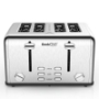 Picture of Geek Chef - Stainless Steel Extra-Wide 4 Slot Toaster with Dual Control Panels of Bagel/Defrost/Cancel Function, 6 Toasting Bread Shade Settings, Removable Crumb Trays Ban on Amazon