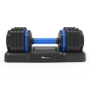 Picture of Adjustable Dumbbell - 55lb Single Dumbbell with Anti-Slip Handle, Fast Adjust Weight by Turning Handle with Tray, Exercise Fitness Dumbbell Suitable for Full Body Workout