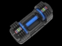 Picture of Adjustable Dumbbell - 55lb Single Dumbbell with Anti-Slip Handle, Fast Adjust Weight by Turning Handle with Tray, Exercise Fitness Dumbbell Suitable for Full Body Workout