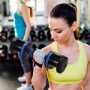 Picture of Adjustable Dumbbell - 55lb Single Dumbbell with Anti-Slip Handle, Fast Adjust Weight by Turning Handle with Tray, Exercise Fitness Dumbbell Suitable for Full Body Workout