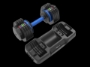 Picture of Adjustable Dumbbell - 55lb Single Dumbbell with Anti-Slip Handle, Fast Adjust Weight by Turning Handle with Tray, Exercise Fitness Dumbbell Suitable for Full Body Workout